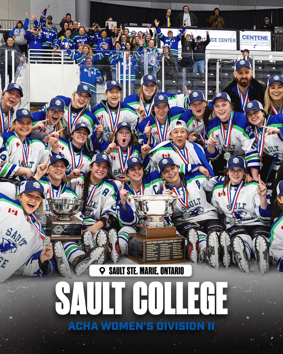 hockeyhousepod's tweet photo. Sault College and Assiniboine College are both named the Cougars, and both field field teams in the ACHA (@ACHAHockey).

@cougarswhky 
@sccougarshockey 
@CougarsACC https://t.co/NJKXZpopQK
