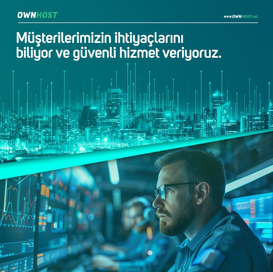 Müşterilerimizin ihtiyaçlarını biliyor ve güvenli hizmet veriyoruz.
#ownhost #verigizliliği #web #server #sunucu