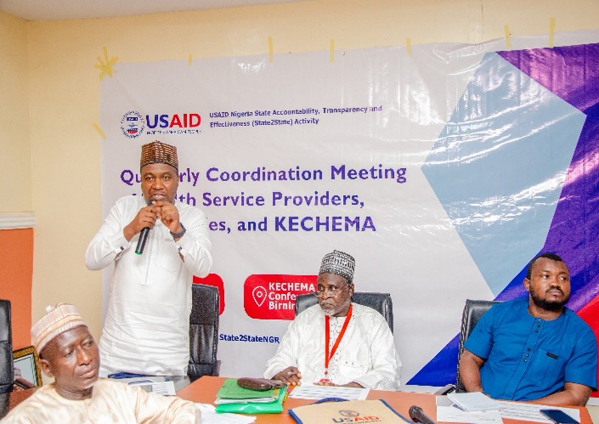 State2StateNGR's tweet photo. 🏥⚡ Kebbi State's Contributory Health Insurance Scheme (KECHEMA) reaches a new milestone! With #State2State support, KECHEMA's first stakeholder meeting on May 17, 2024, brought together 78 participants to enhance healthcare access &amp; affordability for 110,000+ beneficiaries! https://t.co/cXkB4Aq3Xg