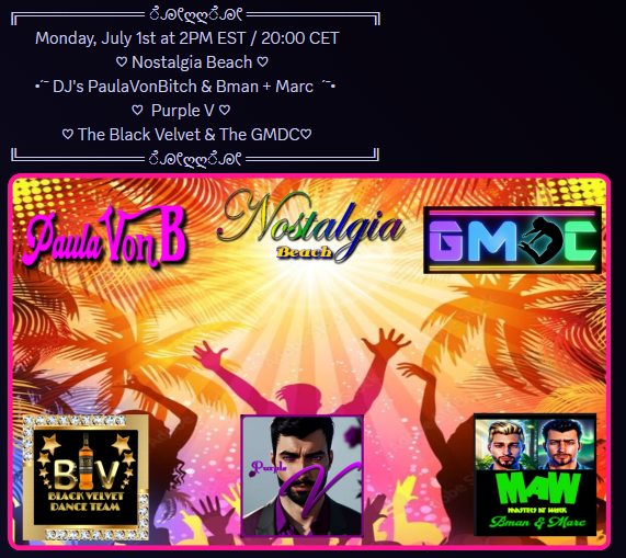 Nostalgia Dance Club tweet media