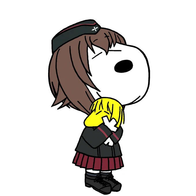 「////」(ありがとう、みほ)「////////」(気にするな、お互い忙しい身の上だ。それに、こうして姉妹水入らずで祝うことができる以上のプレゼントなんてないさ) 