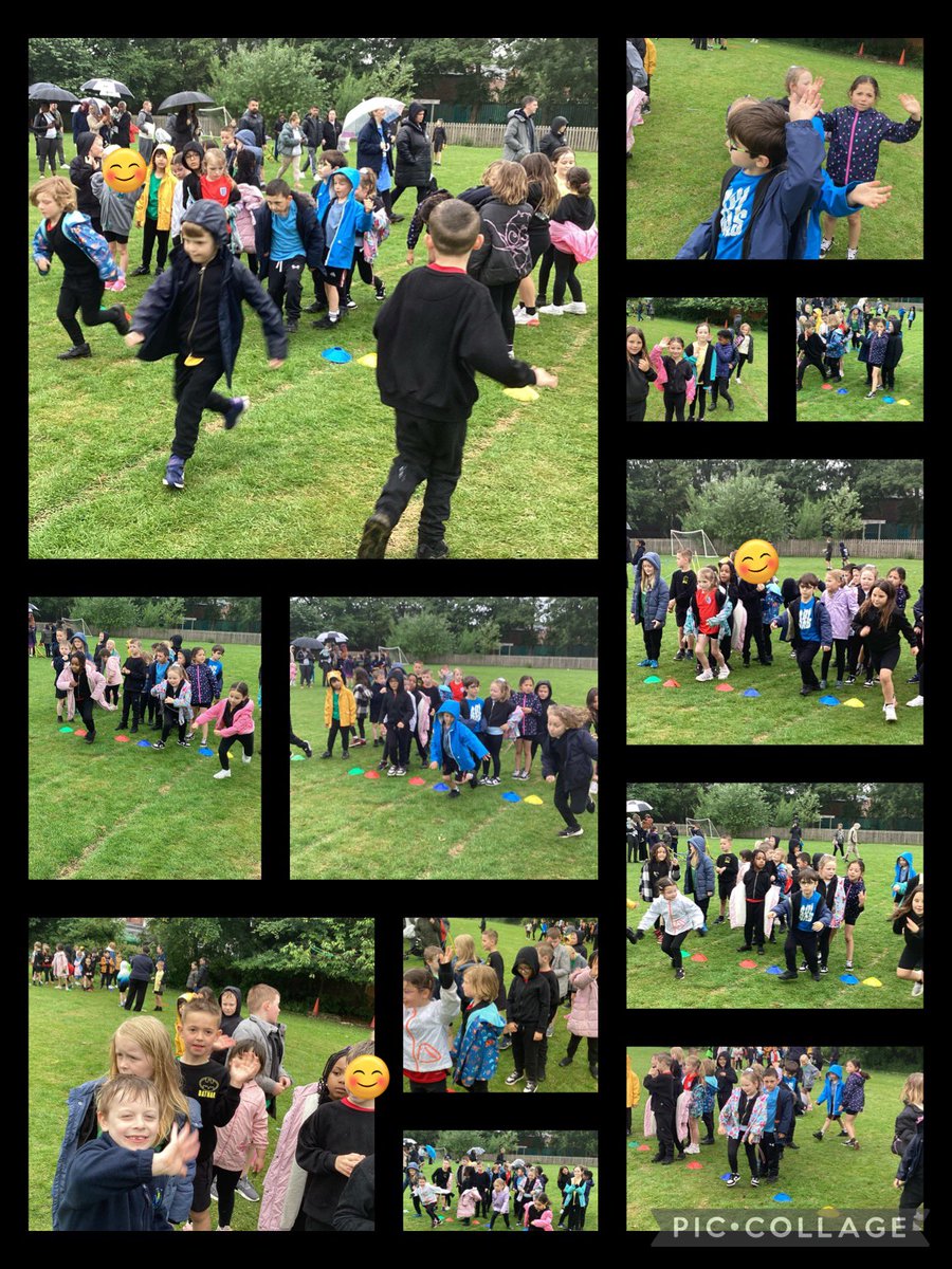 We had a slightly soggy Sports Day but we all managed to enjoy ourselves. Well done children…all very happy with their stickers and thank you to all our Year 6 helpers @MrsWY1Yellow #winners #takingpart