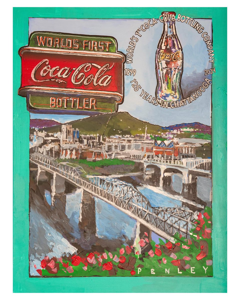 #ICYMI: Our Chattanooga Coca-Cola team kicked off its 125th anniversary celebration with the unveiling of this amazing <a href="/StevePenleyArt/">Steve Penley</a> painting. Cheers to the next 125 years!