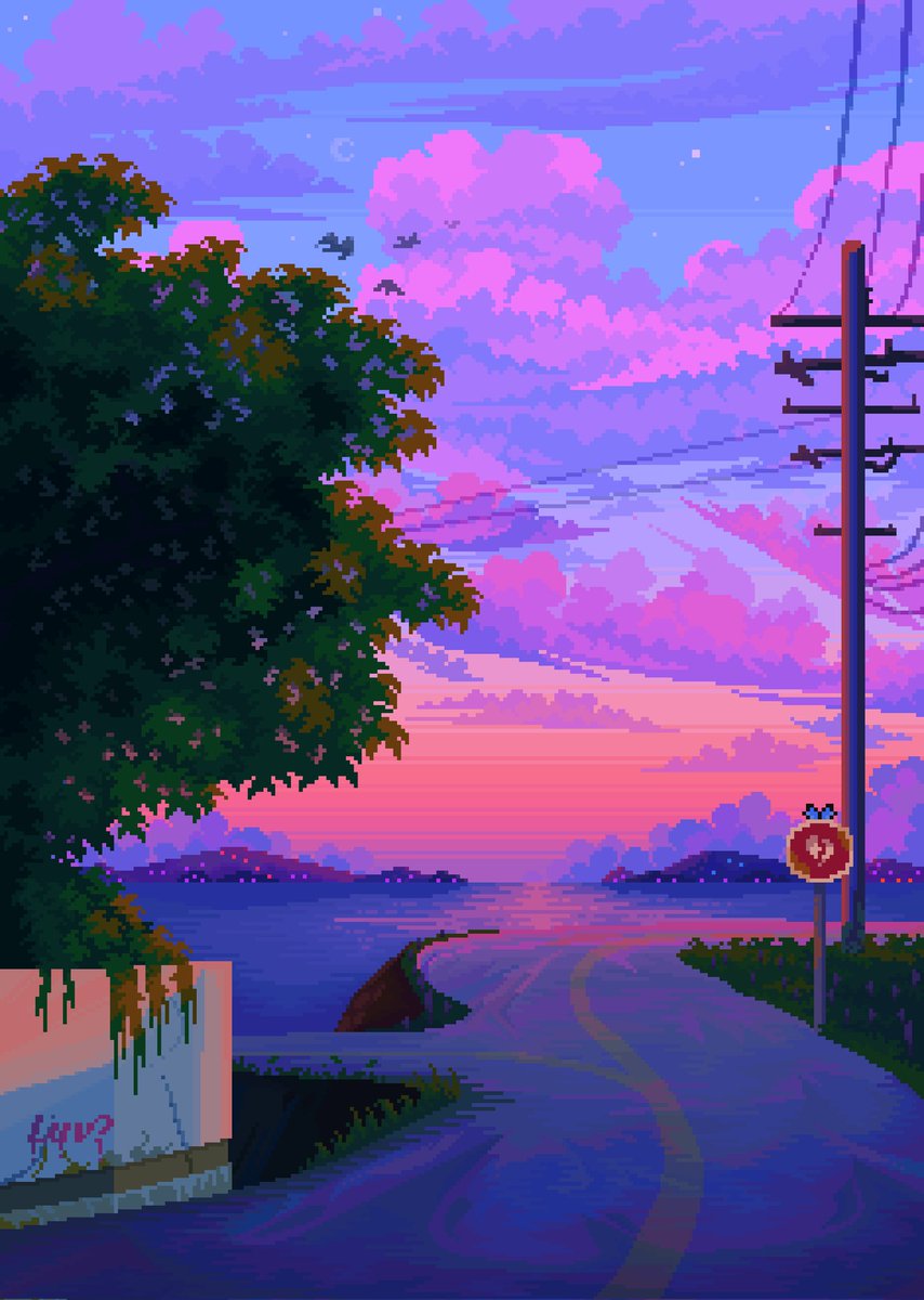 poetry in new horizons🌄

#pixelart #ドット絵