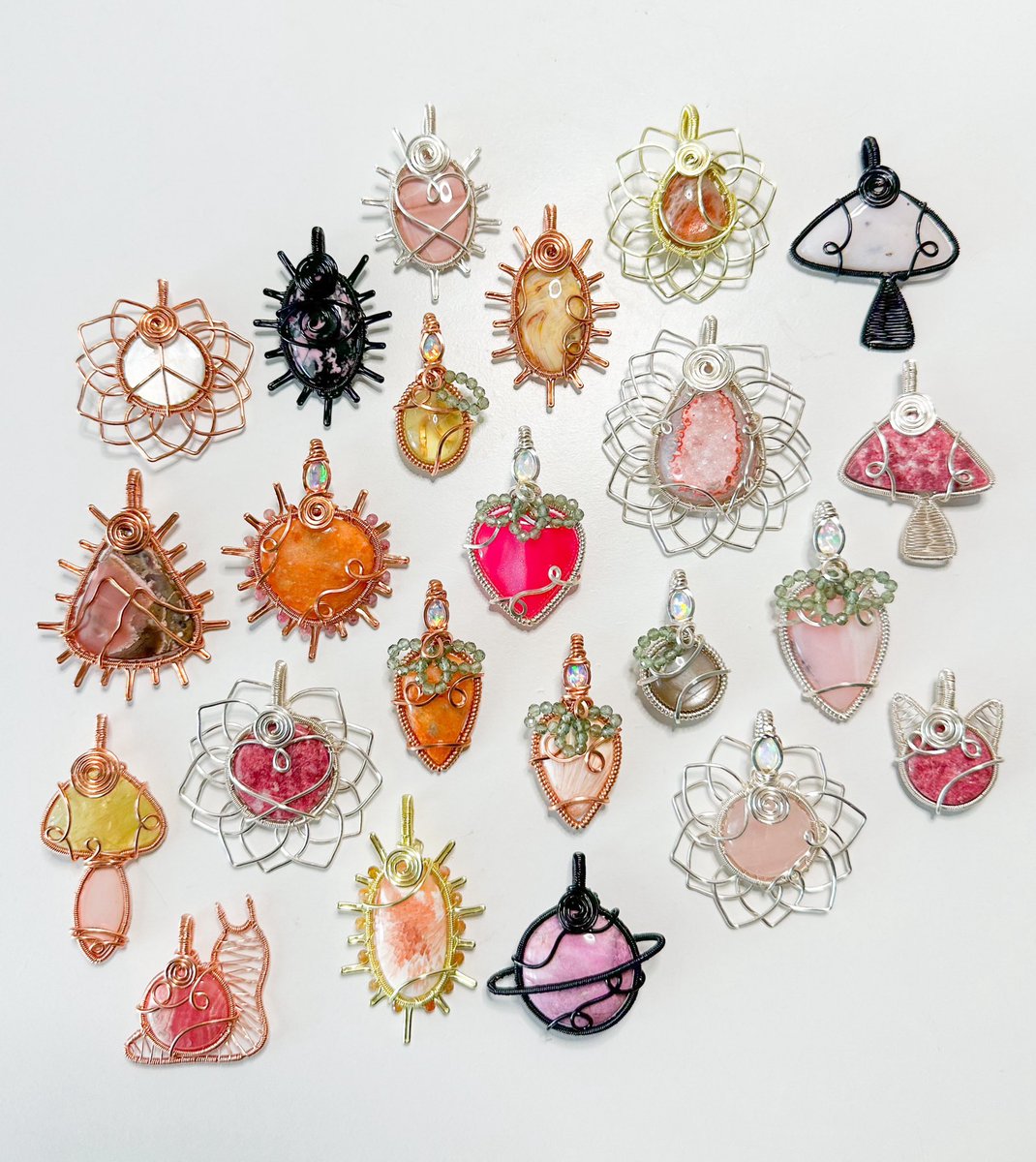 the crystals       🦄🩰🧡🎀         the pendants

“pink pony club” tribute to Chappell Roan collection coming Fri July 5th 8pm eastern time