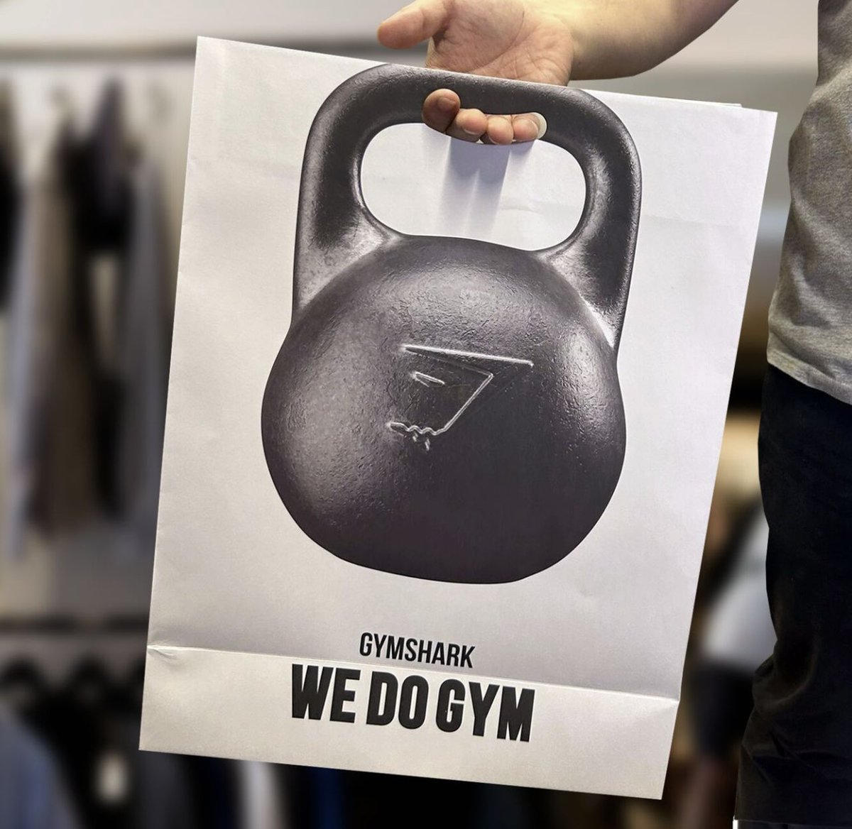 Fitness brand, <a href="/Gymshark/">Gymshark</a> are launching creative kettlebags at their flagship store in London. 

Following on from their latest campaign “We Do Gym”, the brand continues to solidify their market position with creative ‘bagvertising’. 

It’s all in the details. What do you think?