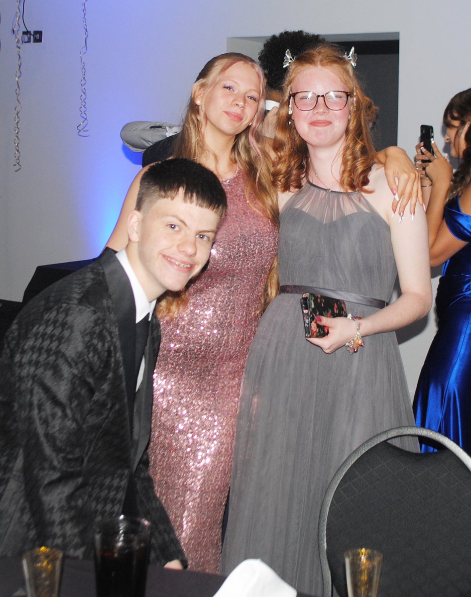 Ethan M, Evie V and Jennifer E - PROM 2024 🎉🪩 #teamarmfield 🩵