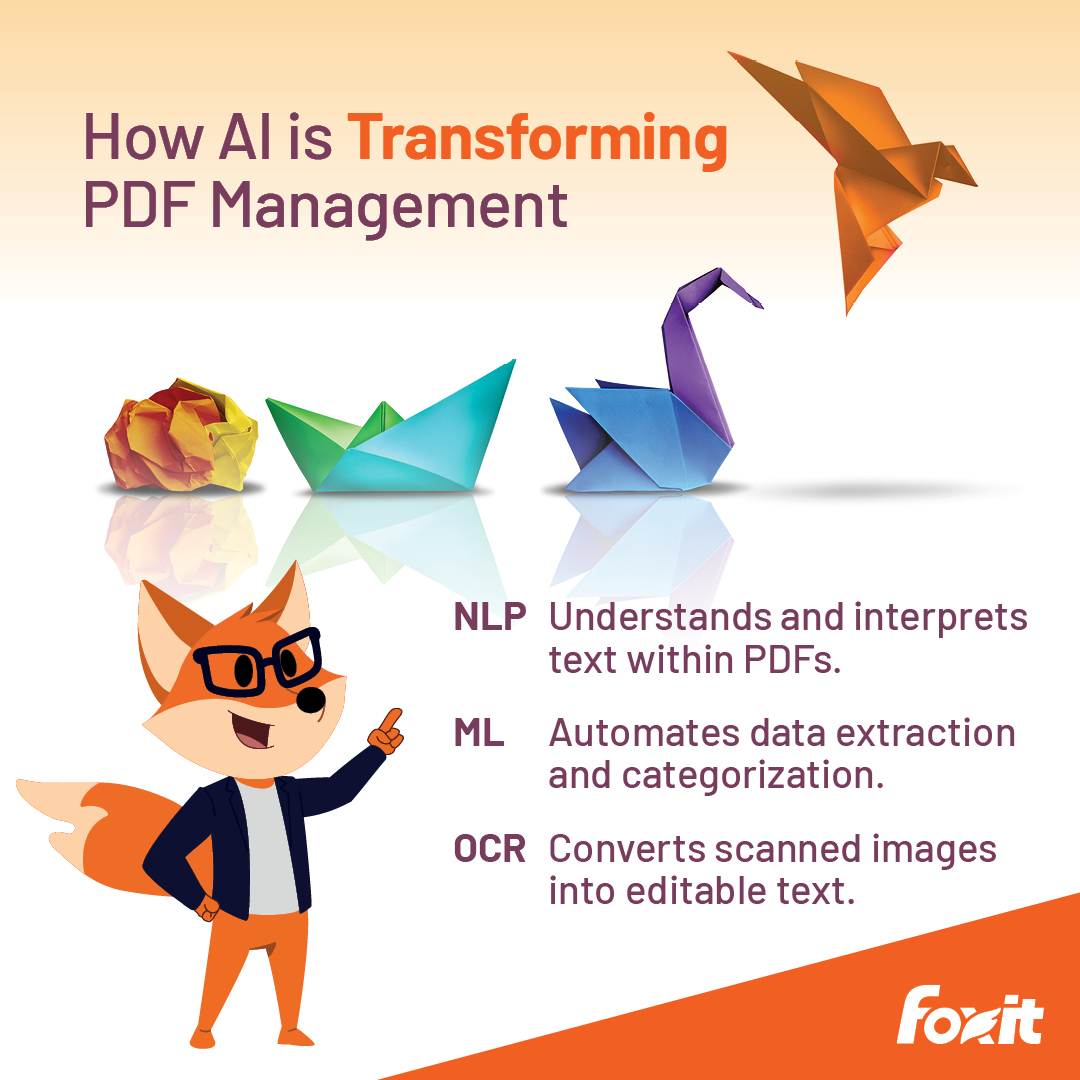 foxitsoftware's tweet image. AI technology is revolutionizing the way you handle documents with:
🧠 Natural Language Processing
💻 Machine Learning
📄 Optical Character Recognition
Want to learn how AI can revolutionize your PDF management? foxit.com/blog/ai-and-pd…
#MachineLearning #DocumentWorkflows #NLP