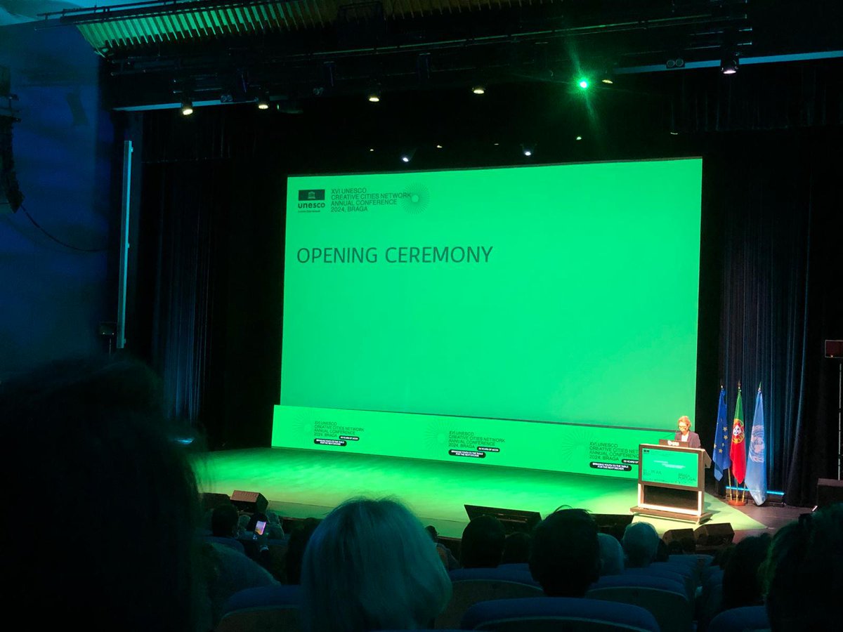 Let's start the UCCN Annual Conference in Braga!

We're here to build brand new #creativecities according to the next sustainable development goals: raise the voice for #culture!

<a href="/UNESCO/">UNESCO 🏛️ #Education #Sciences #Culture 🇺🇳</a>
