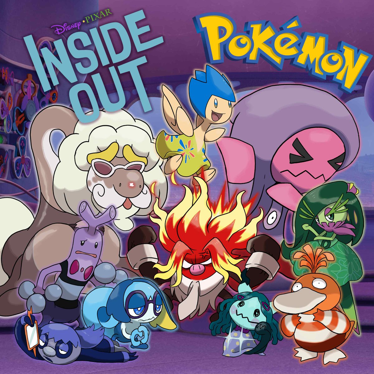 badafra's tweet photo. 🎉 HERE ARE THE EMOTIONS OF "INSIDE OUT" IN POKEMON STYLE! 🎉

Which emotion-Pokémon represents you the most? 🤔 Tell us in the comments! ⬇️

#InsideOut #Pokemon #Emotions 

🌟 Don't forget to like and share to support my art🌟 https://t.co/omlJTCfYnz