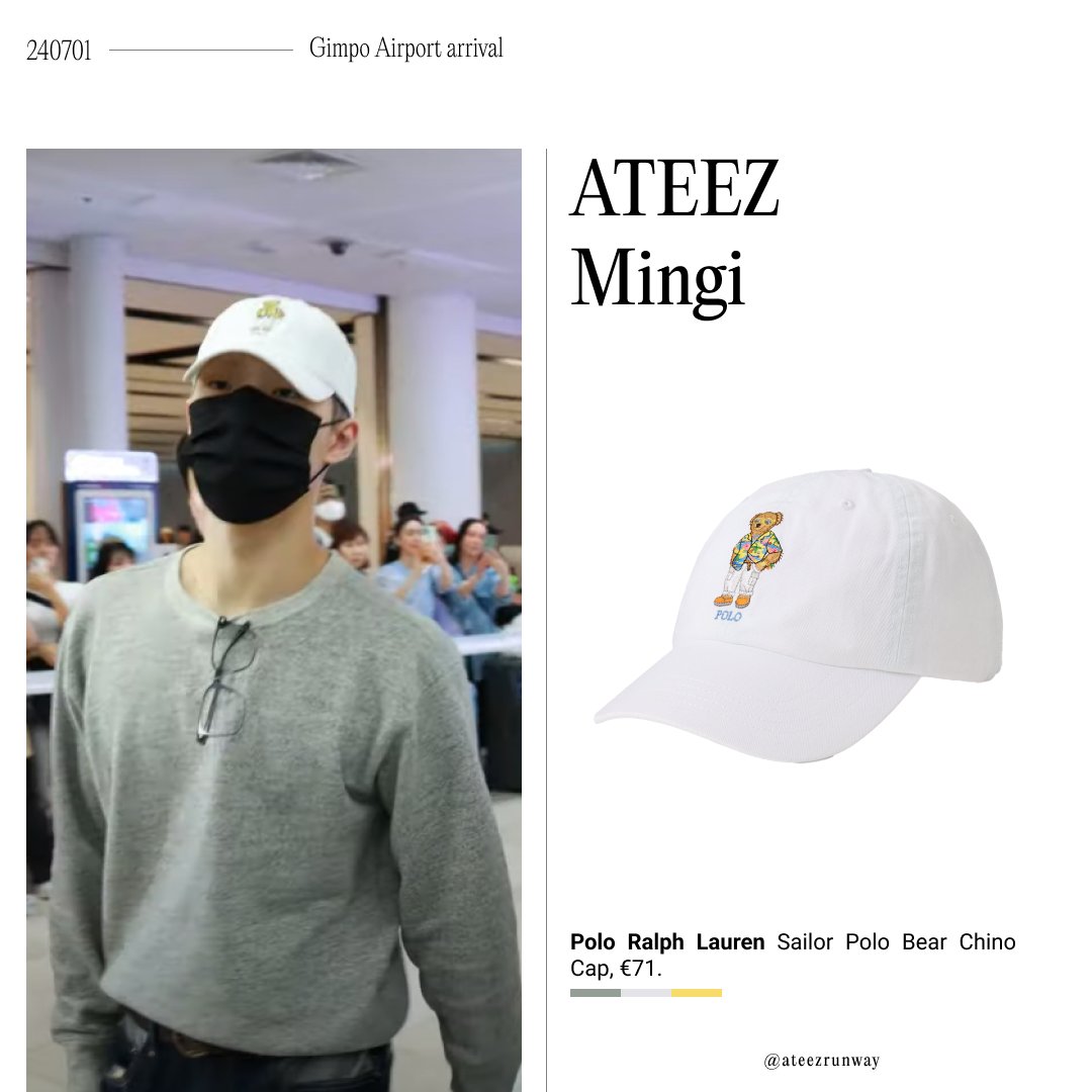 ateezrunway's tweet photo. 240701 @ATEEZOfficial Mingi at Gimpo Airport, arriving from Japan.

#MINGI wears @RalphLauren.

#ATEEZ #에이티즈 #민기 #SongMingi #MingiFashion #MingiStyle #MingiCloset #MingiOutfit #ATEEZFashion #ATEEZStyle #ralphlauren #poloralphlauren https://t.co/Mc6zty8YWm