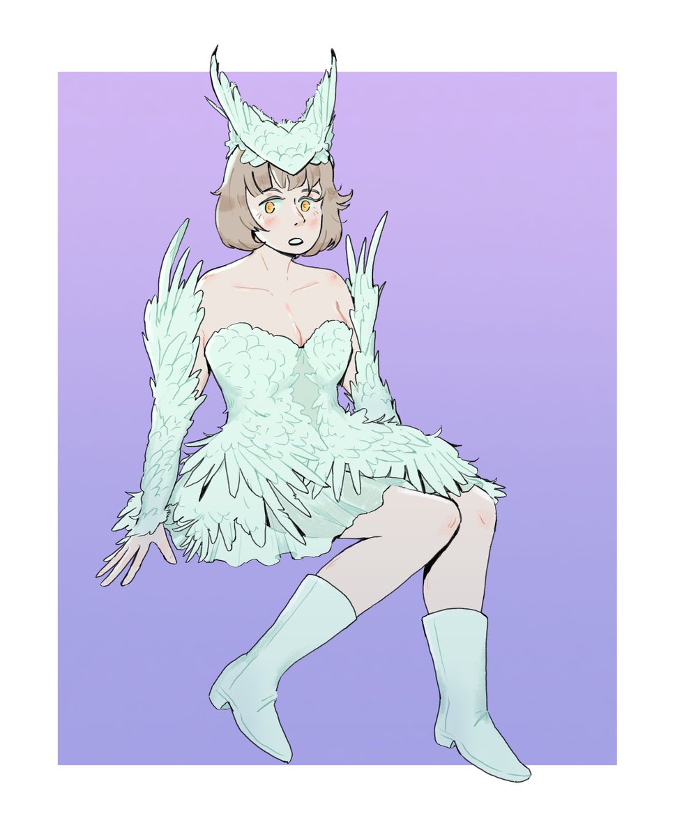 ファリントーデン 「White swan Falin 」|🩸 Mapurl 🩸store reopening 1/21 3 PM PSTのイラスト
