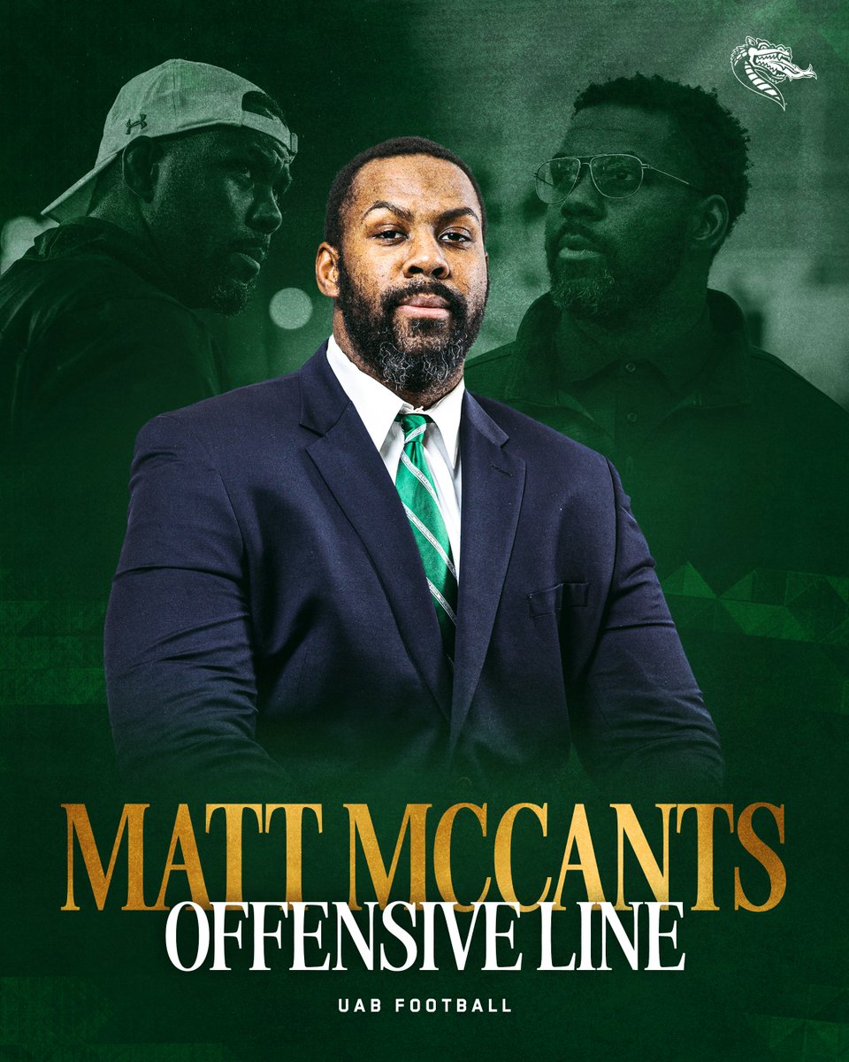 Trent Dilfer has announced the promotion of Blazer alum Matt McCants as the new Offensive Line coach

🔗 bit.ly/3xIcPsK

#WinAsOne