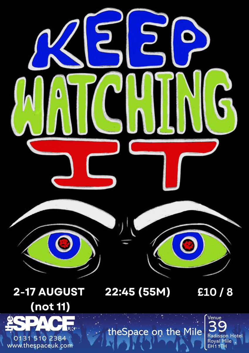 kestrel_eye's tweet photo. Show announcement! We are bringing our new show, "Keep Watching It", to the Edinburgh Fringe this summer!
#edfringe 

https://t.co/SPvI8vMyZ1 https://t.co/3z00RiK0JI