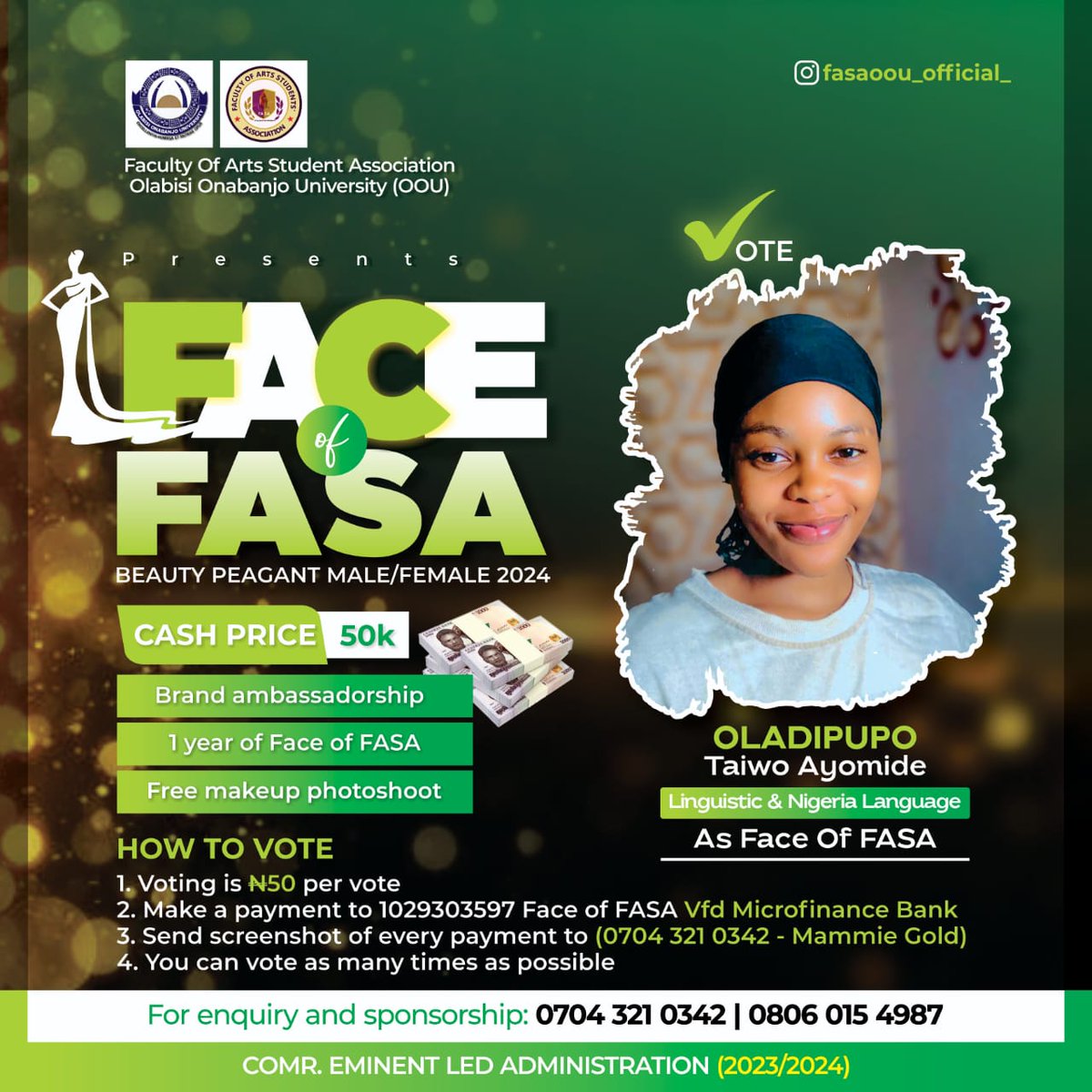 Faculty of Art Students Association OOU tweet media
