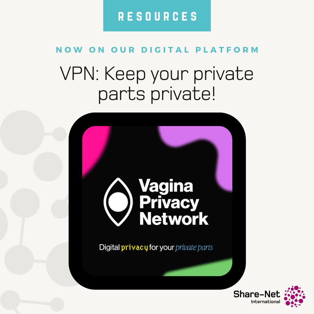 Share-Net International (@sharenetintl) on Twitter photo Discover how to stay safe and leave less of a data trail with <a href="/MSIchoices/">MSI Reproductive Choices</a> latest guide; VPN - Vagina Privacy Network; let your private parts stay private online: eu1.hubs.ly/H09_dRn0 Discover how to stay safe and leave less of a data trail with <a href="/MSIchoices/">MSI Reproductive Choices</a> latest guide; VPN - Vagina Privacy Network; let your private parts stay private online: eu1.hubs.ly/H09_dRn0