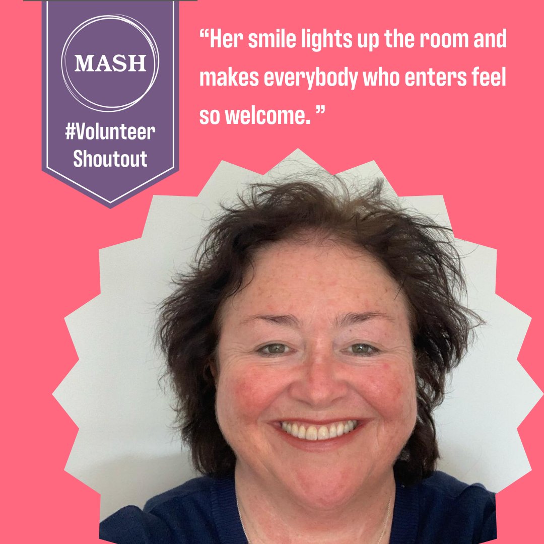 As Volunteer Coordinator, Solomon, said: "Sarah is crucial to the Drop-in, always willing to swap shifts around if we are low on numbers one day. Her smile lights up the room and makes everybody who enters feel so welcome."

#ThankYou #Volunteers #Volunteering