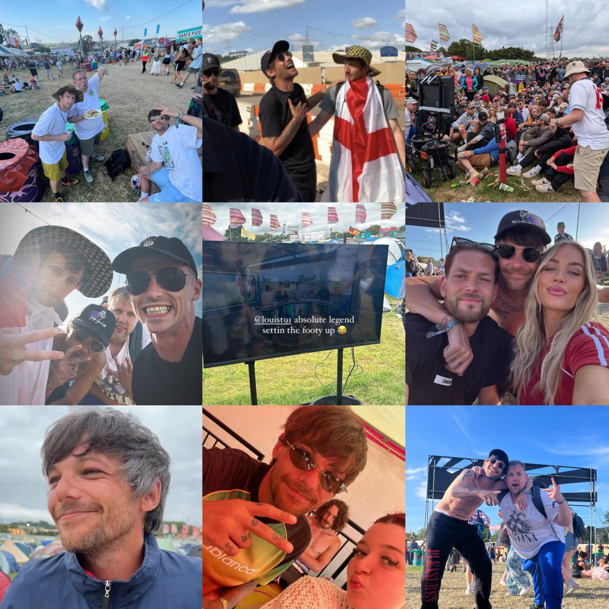 sparkleslouist's tweet photo. Glastonbury Louis⋆｡˚ https://t.co/1vIIU5mCRO