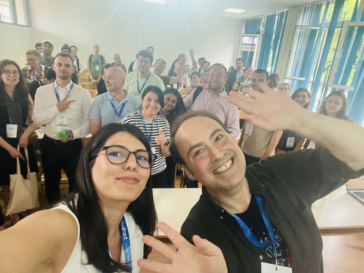 sayyara_a's tweet photo. Last week, I had a wonderful time at #GlobalFact11 in Sarajevo by @factchecknet . At the conference, @acarvin and I led a workshop for the fact-checkers and journalists on investigating influence operations on Telegram. 
Kudos to @factchecknet team for the amazing conference! https://t.co/vCQFEPDLaL