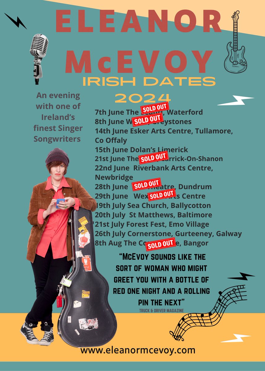 ✨🎸✨IRISH TOUR ✨🎸✨
Spread the word and come on down! 😜🤸🏿