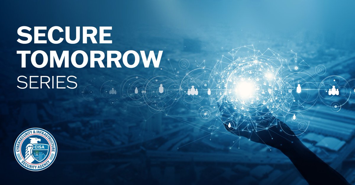 CISAgov's tweet photo. Learn about the future threat landscape – check out the Secure Tomorrow Series toolkit for interactive activities designed to teach risk mitigation solutions, resiliency, and systems-level thinking: https://t.co/drUDz2cnG3  #BeResilient https://t.co/1hRgVYvgDG