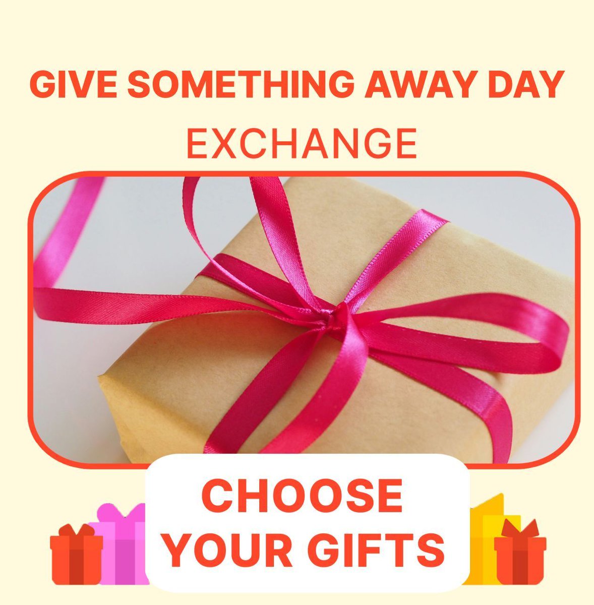 ThroneExchange's tweet image. 🎁 Celebrate National Give Something Away Day 🎁

💜 July 3rd is the last day for gifting in the National Give Something Away Day Gift Exchange!

Signup here: buff.ly/3KMgw3r