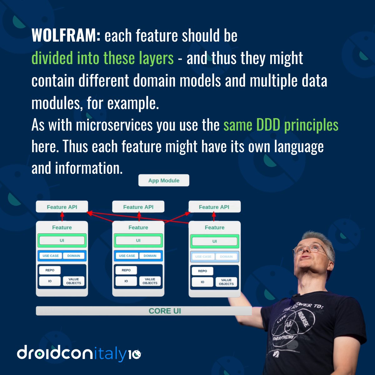 Droidconit's tweet image. What is the best Architecture for YOU? 

👉 youtu.be/QdFs_abQfGc

@PetarLjubic92 &amp;amp; @RittmeyerW explain it to you on our YouTube channel, don&apos;t miss it 👀 

#AndroidDevelopment #ProjectArchitecture #BeyondLayer #CleanArchitecture #MobileDevelopment #TechTalks #DeveloperLife…