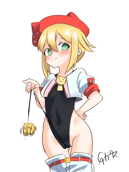 ハイパーヨーヨーのヒロインちゃん、紐を股に食い込ませて誘って欲しいすけべさがある 