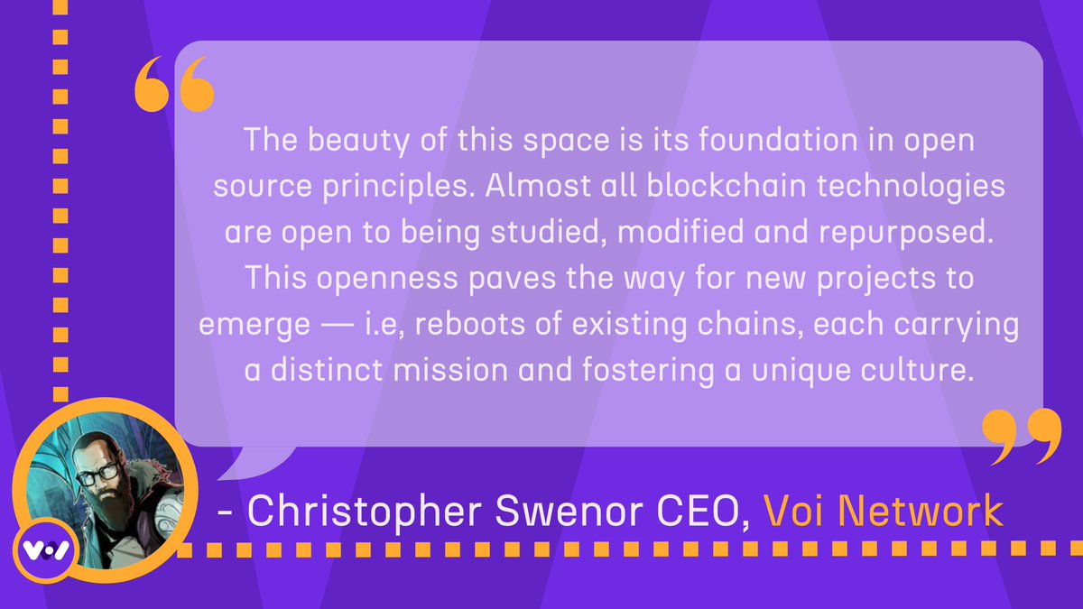 The culture of community 🌐

Blockchain thrives on open-source principles, offering endless possibilities for innovation 🚀

At Voi, we're committed to a community-driven approach. Built by you, run by you, owned by you 💪