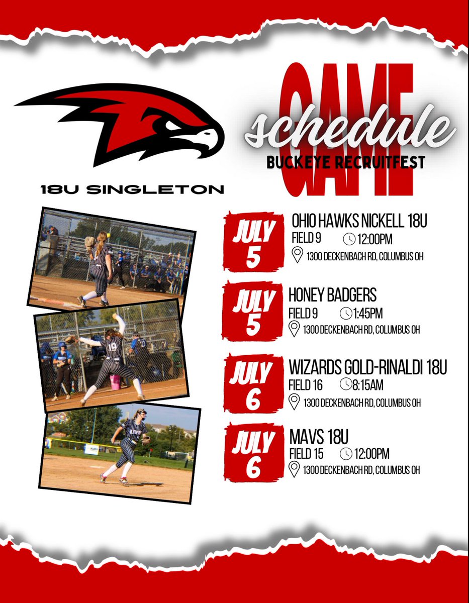 Coach Sydney Singleton (@coachsydney1) on Twitter photo Up next…. Buckeye RecruitFest in Columbus Ohio!!
<a href="/il_hawks/">Illinois Hawks/ IL Hawks Fastpitch/Select FP</a> <a href="/corrinkennedyy/">Corrin Kennedy</a> <a href="/TraciPleck/">Traci</a> Up next…. Buckeye RecruitFest in Columbus Ohio!!
<a href="/il_hawks/">Illinois Hawks/ IL Hawks Fastpitch/Select FP</a> <a href="/corrinkennedyy/">Corrin Kennedy</a> <a href="/TraciPleck/">Traci</a>
