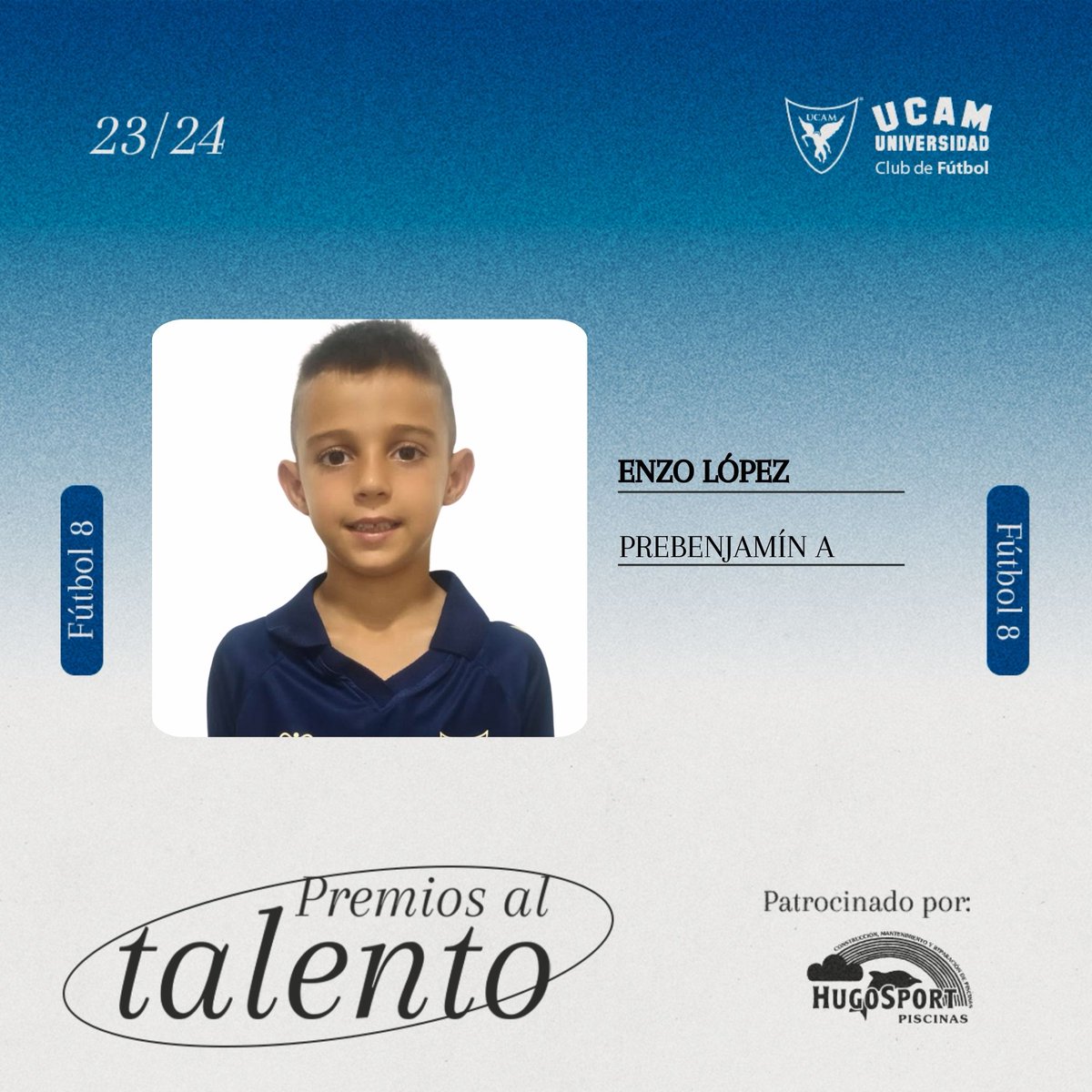 Ganadores del Premio al talento de la #CanteraUCAM de la temporada 2023/24 son: 

🏆 Adrián Martínez, Juvenil B. 
🏆 Ezo López, Prebenjamín A.

¡Enhorabuena! ¡Gracias a todos por vuestros votos! 👏🏻

⭐️ <a href="/Murciafibra/">MurciaFibra</a> &amp; 𝐏𝐢𝐬𝐜𝐢𝐧𝐚𝐬 𝐇𝐮𝐠𝐨𝐒𝐩𝐨𝐫𝐭