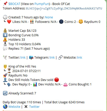 pumpintel's tweet photo. Free version and the pro version of Pump Intel. Get 1.000.000 tokens to get all the functions you need to trade pumpfun safe. 

https://t.co/Lsub1ik4VR

@pumpdotfun #pumpintel #telegrambot #tokengate https://t.co/D2s57YBh4R
