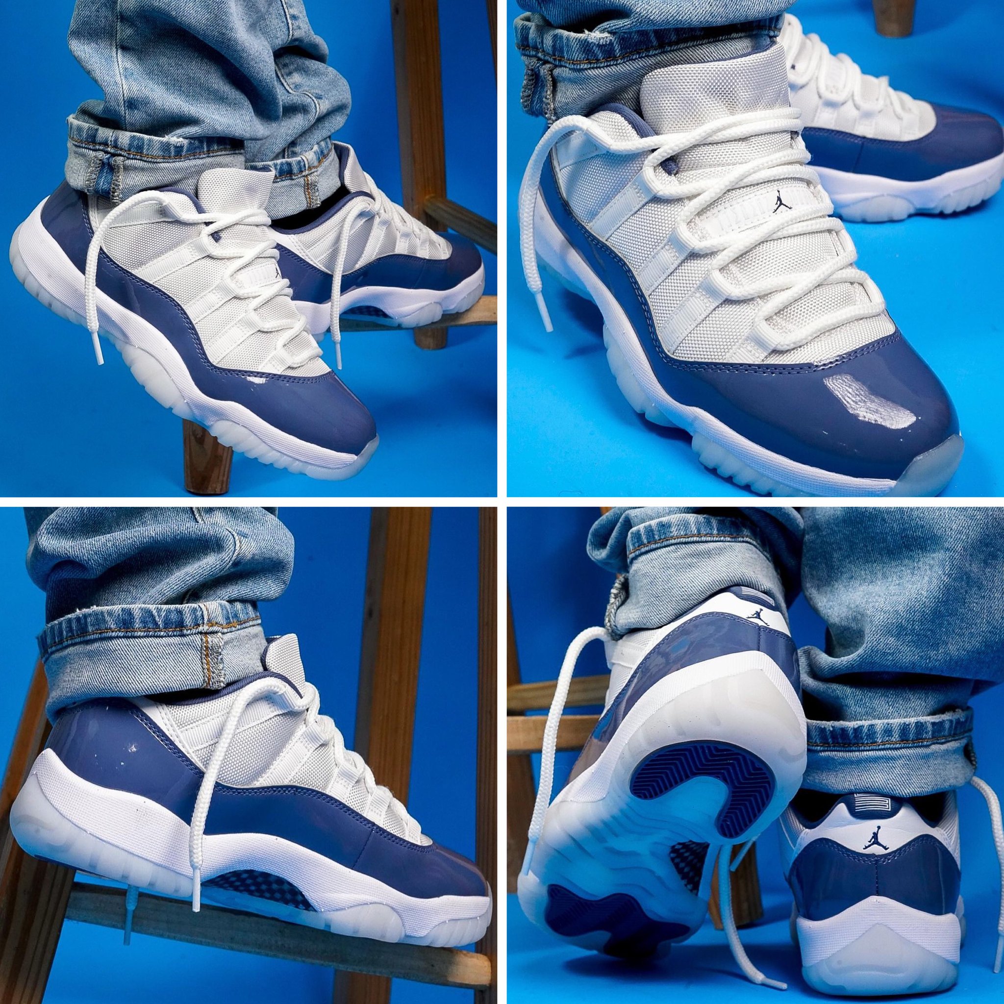 Jordan 11 low top blue online