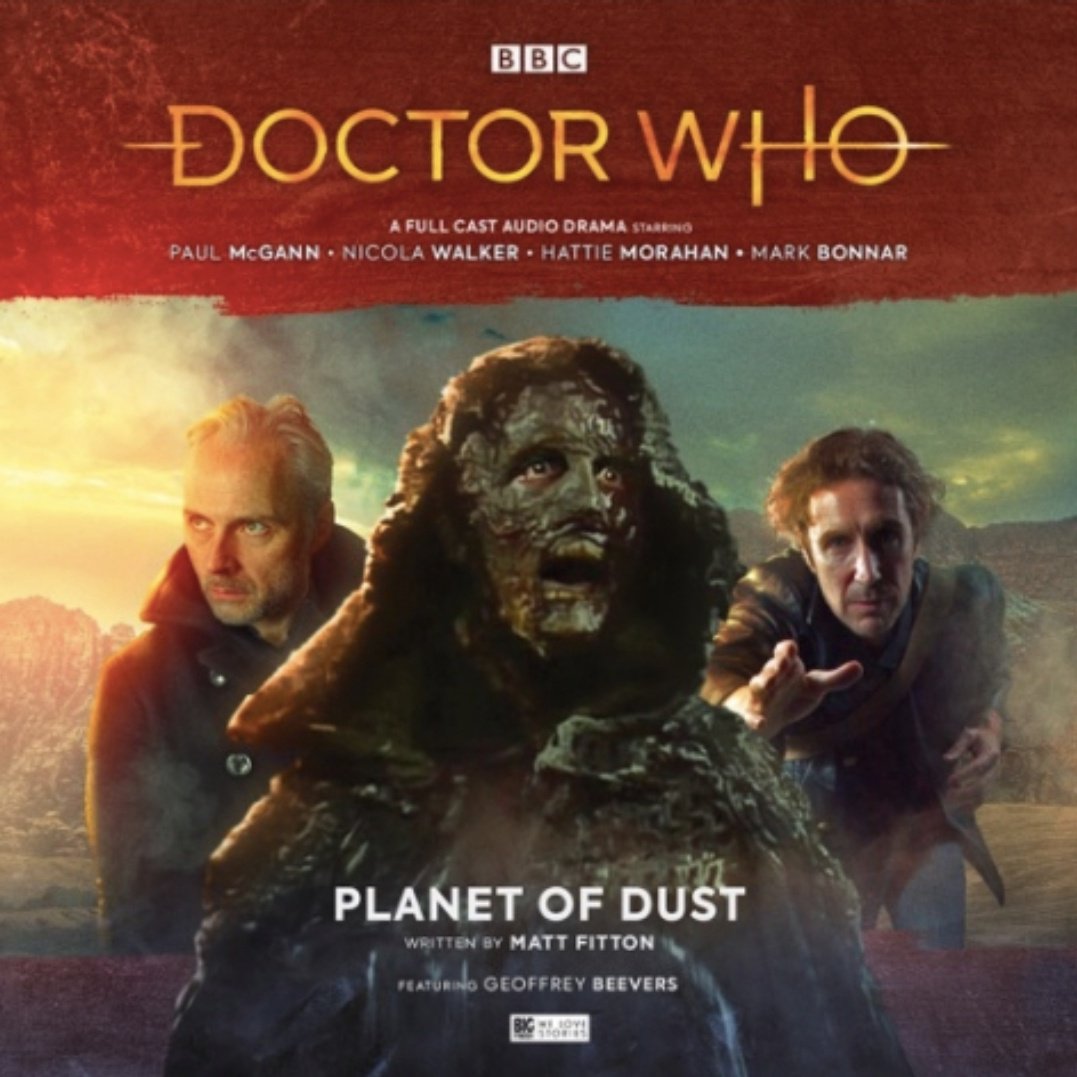 TheMetalWhovian's tweet photo. #NewProfilePic is my current #BigFinish relisten, "Ravenous 4: Planet of Dust" by Matt Fitton. This is a stupendous ep that leads into one of the absolute best finales in #DoctorWho. I love the lore shake up! #Ravenous #8thDoctor #LivChenka #HelenSinclair #TheEleven #TheMaster https://t.co/J3m0Zu5Vgq