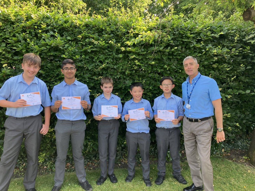LboroHead's tweet photo. Our top scoring Y7&amp;8 mathematicians in The National Kangaroo Challenge: excelling and pushing boundaries of excellence. Jaiden in Y7 with a record score. Well done Boys https://t.co/XNxSt8QL48