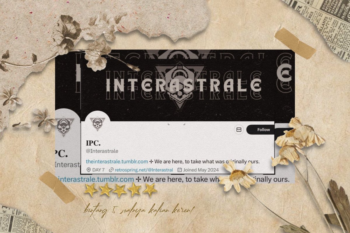 Met bubaran Yaa.
— <a href="/Interastrale/">𝐈𝐏𝐂.</a> 250624 - 010724