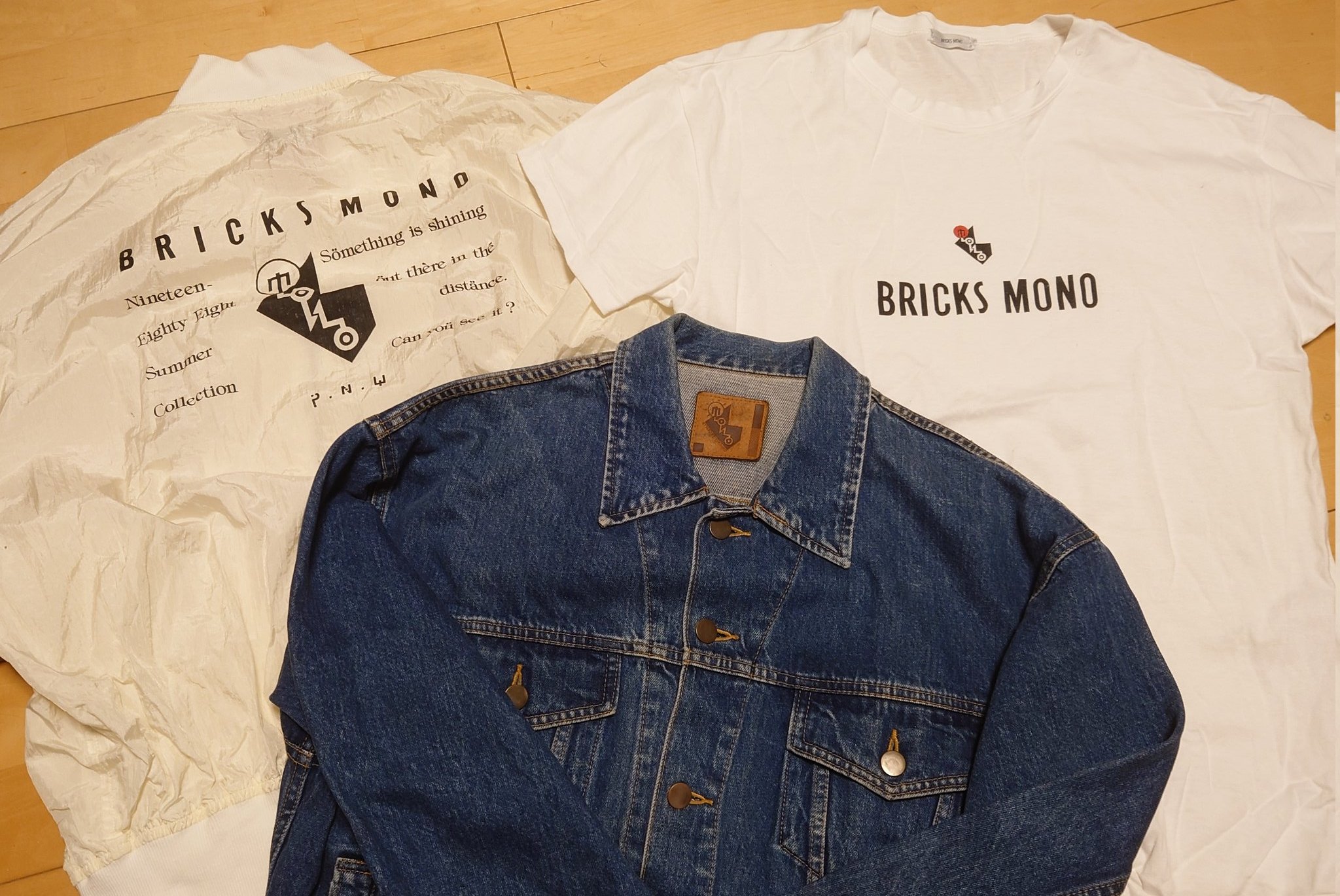 Bricks MONO Tシャツ Bricks MONO Tシャツ 高橋幸宏 BRICKS MONO ブリックスモノ