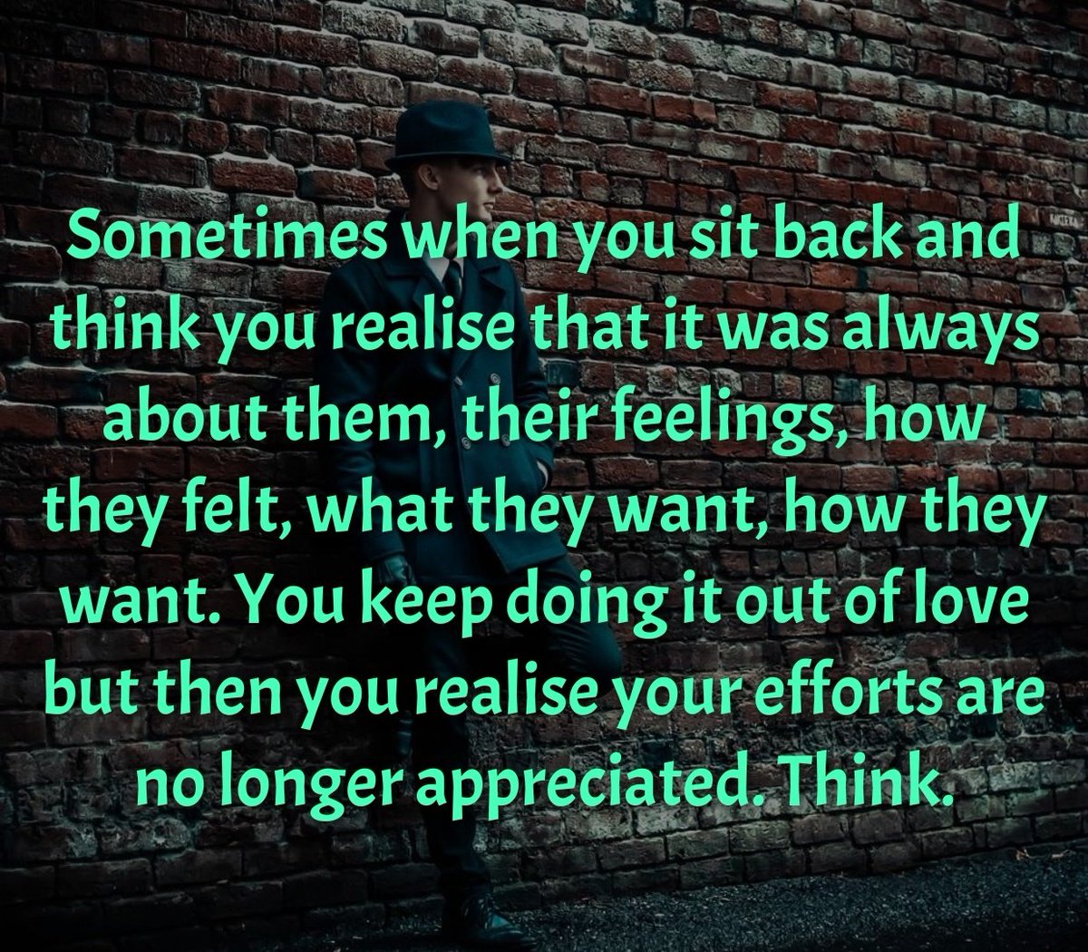 captaincoldbeer's tweet image. Think about it.
#think #introspect