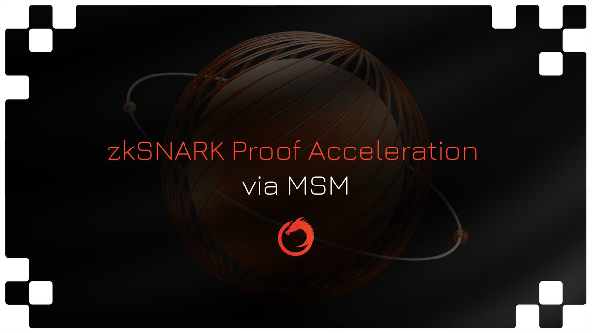 OrochiNetwork's tweet photo. 🗞 Optimizing #zkSNARK Proof Generation through Efficient Multi-Scalar Multiplication
🔗 https://t.co/qDkkvBgtxR
Learn how recent research on Multi-Scalar Multiplication is accelerating proof generation in our latest article! ️
#zkSNARK #ProofGeneration #MSM #zkTech #ZKP