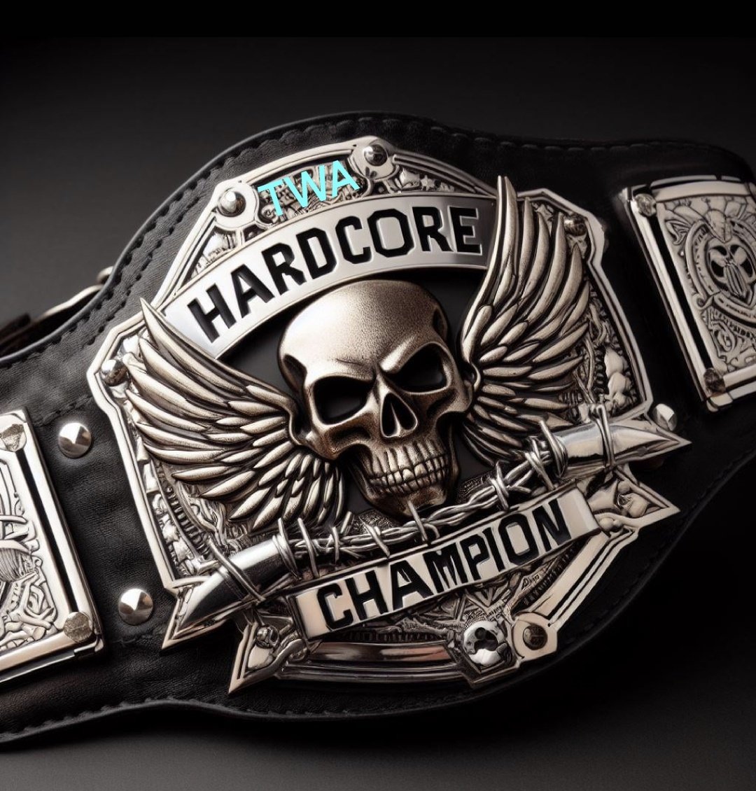 After years of wear and tear the old Hardcore title finally fell to pieces.

Introducing the new #TWA Hardcore Championship! 

To celebrate the new strap the 24/7 rule has been reactivated!
