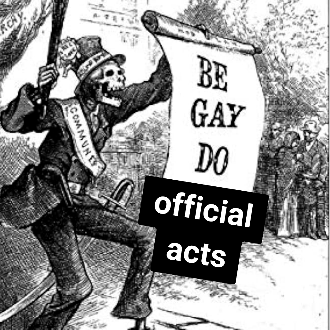 jameslineky's tweet photo. pride month is over https://t.co/ZgoqkqKdct