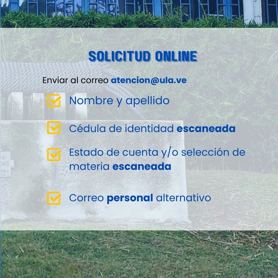 ¡Activa tu correo institucional ULA @ula.ve y aprovecha al máximo los beneficios de ser parte de la comunidad universitaria!