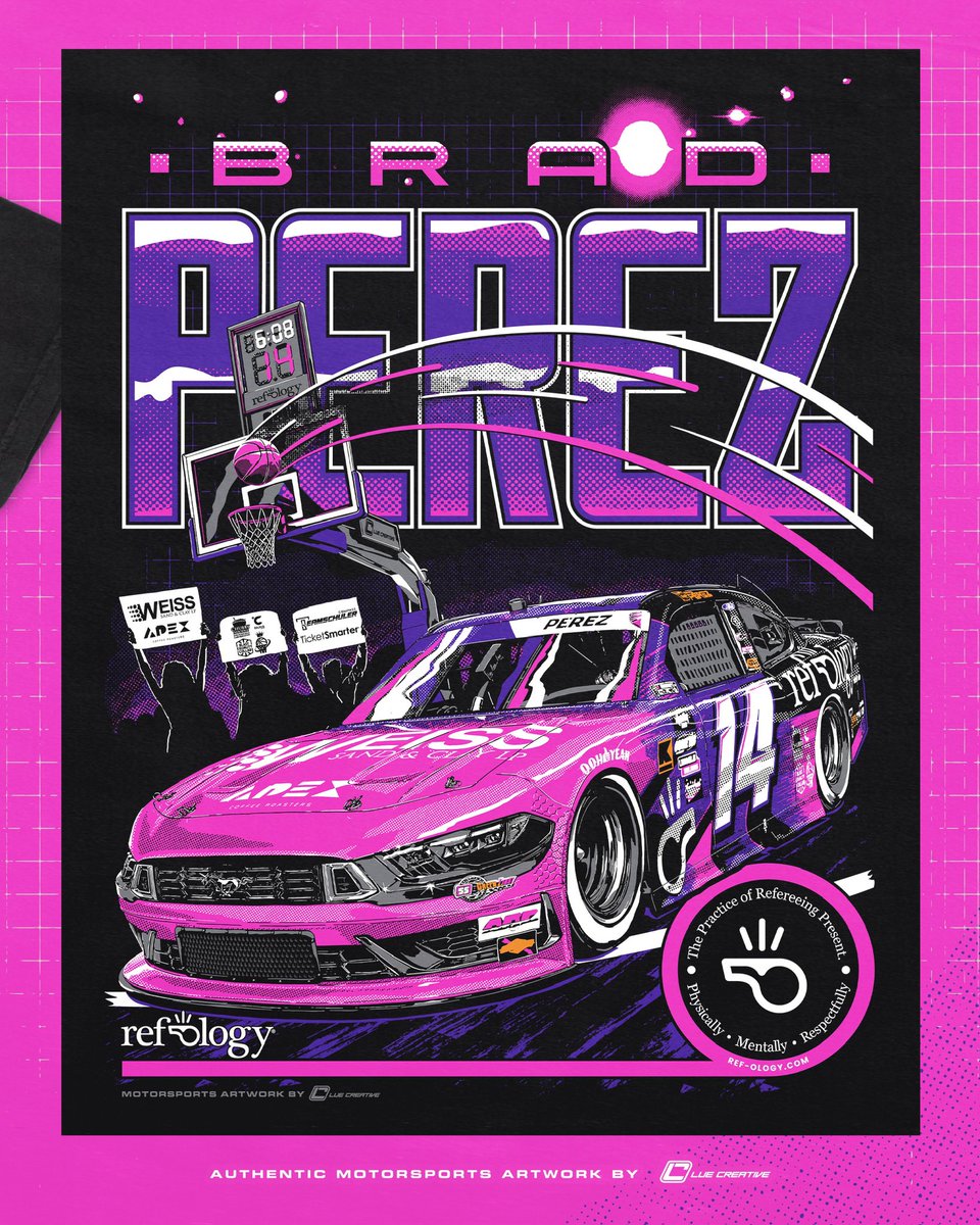HarrisLue's tweet photo. Just another Sticky Note to Reality post for you!
This time itโs @bradxperez x @refology ๐โน๏ธ๐๐จ
#NASCAR #NASCARXfinity #RacingMerch #NASCARMerch #MerchDesign https://t.co/hUnsafQuoW