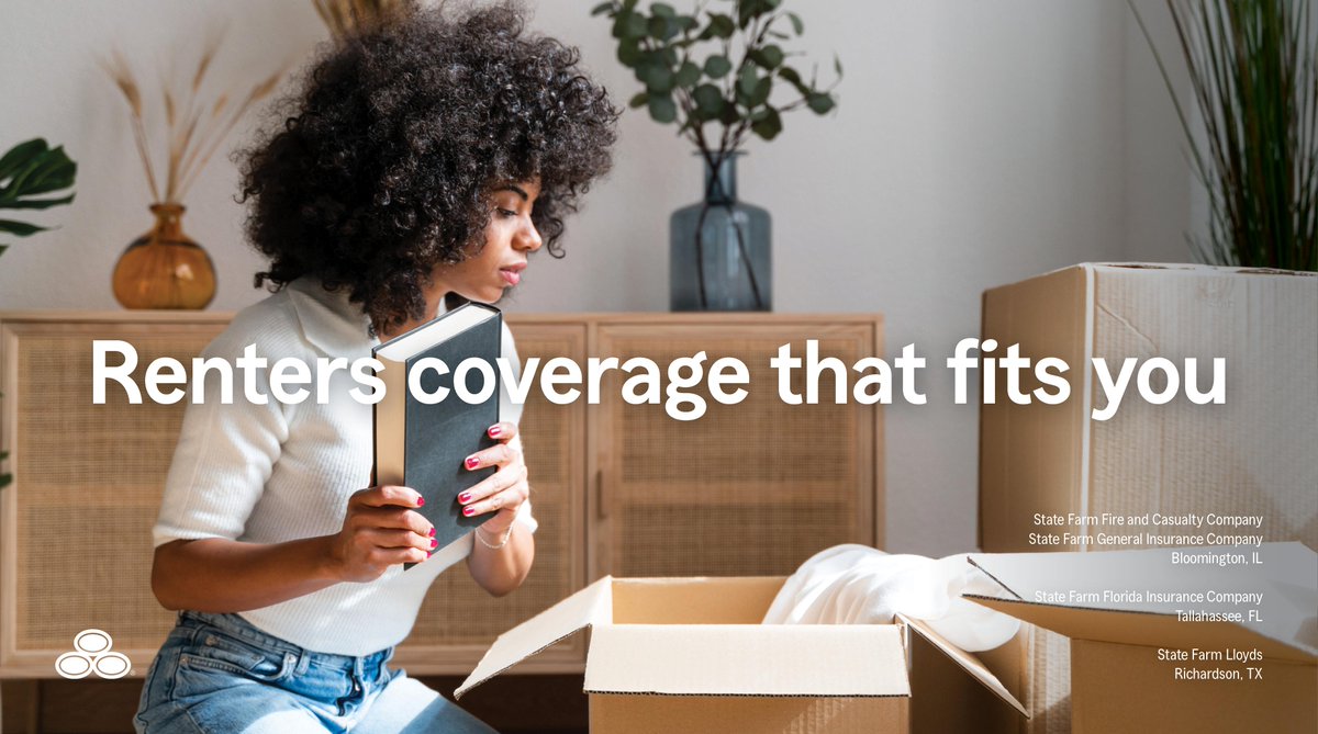 StateFarmUrbana's tweet photo. I can help you choose the coverage you want to protect the stuff you love. Contact me for a renters quote today. https://t.co/2olSZ9YsIW