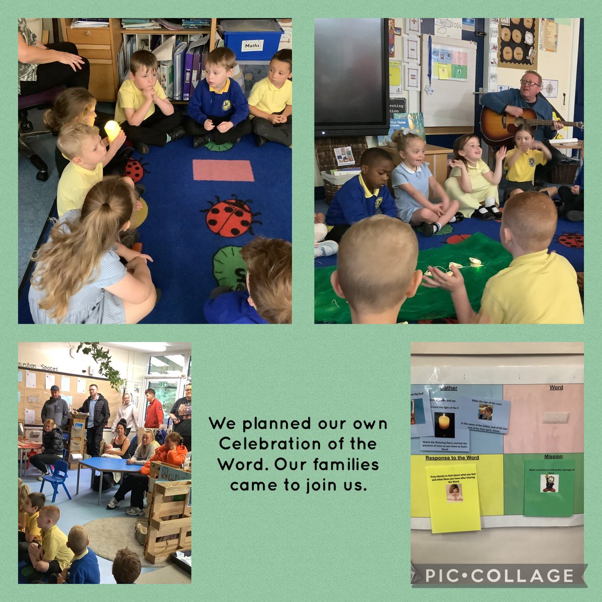 Thank you to the families who joined FS2 in their Celebration of the Word today.