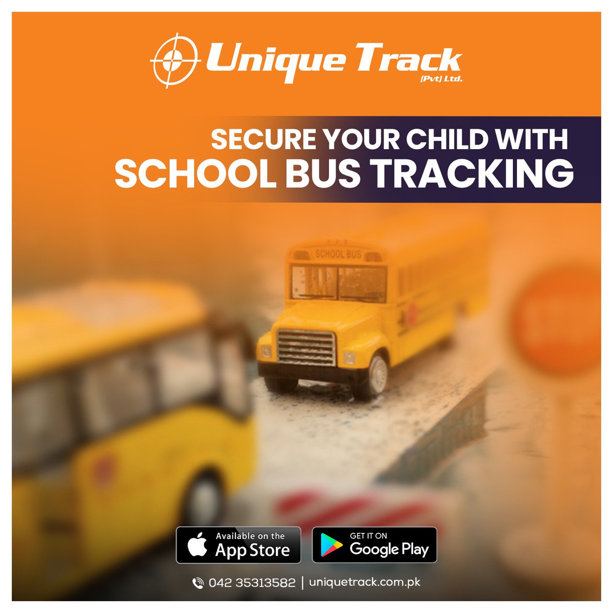 Unique_Track's tweet image. Ensure your child&apos;s safety with Unique Track’s advanced School Bus Tracking system.
📱 : 03234444434
🌐 : uniquetrack.com.pk
#UniqueTrack #SchoolBusTracking #ChildSafety #GPSTracking #SchoolTransportation #RealTimeMonitoring #SecureCommute #ParentalPeaceOfMind