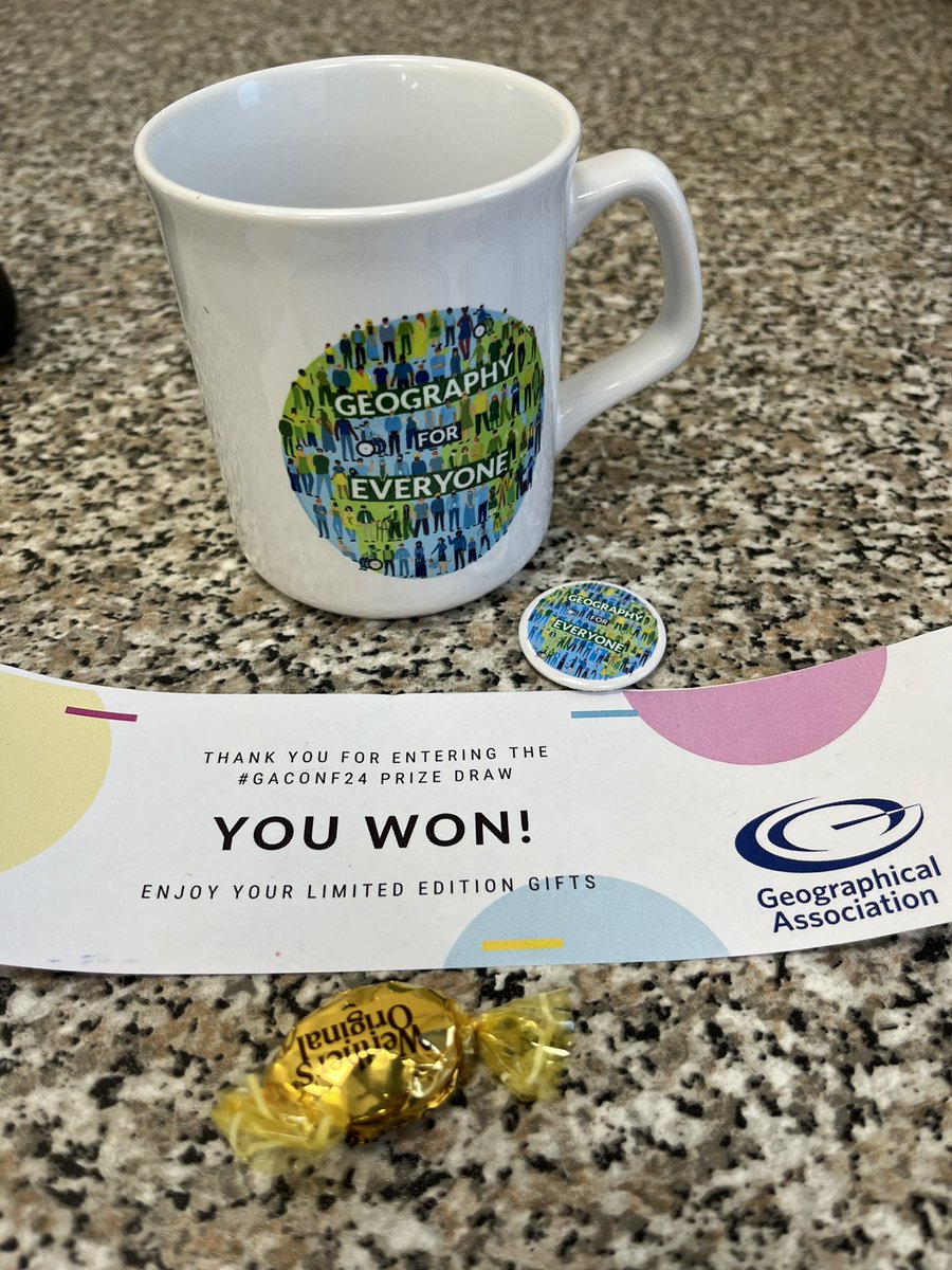 I love it when I win a competition I’d forgotten I even enter… Thanks <a href="/The_GA/">Geographical Association</a>!!
I never win anything and then two things in a week… looking forward to receiving my new book by <a href="/MrMetacognition/">Nathan Burns</a>