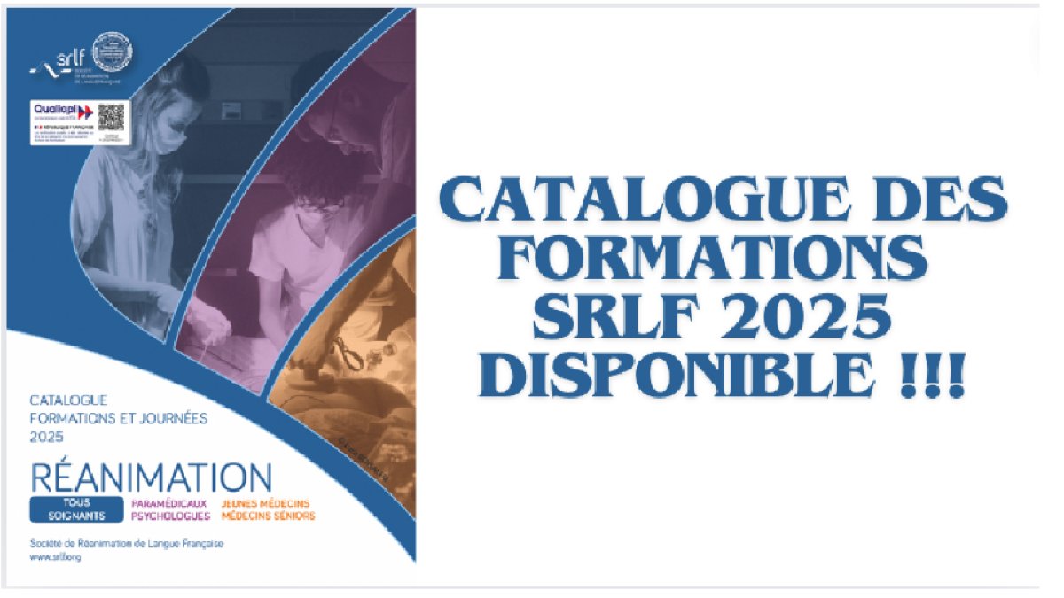 Catalogue formations SRLF 2025 disponible ! 

Découvrez dès maintenant notre offre de formations et journées pour l’année 2025 ! 🌟
Bloquez dans votre agenda les dates ! Les inscriptions ouvriront au 3e trimestre 2024 !  

Découvrir le catalogue 📖 : srlf.org/article/catalo…