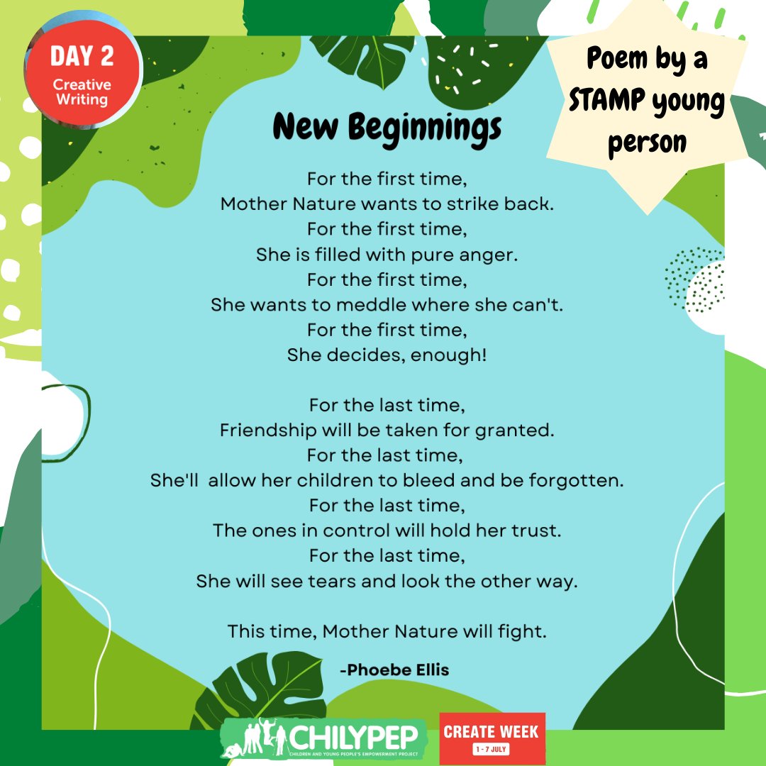 Started by the creative arts charity <a href="/createcharity/">Create</a> , #createweek raises awareness of the benefits of creativity on people's wellbeing, and more. 
Here are some examples of Chilypep groups getting creative 🎭