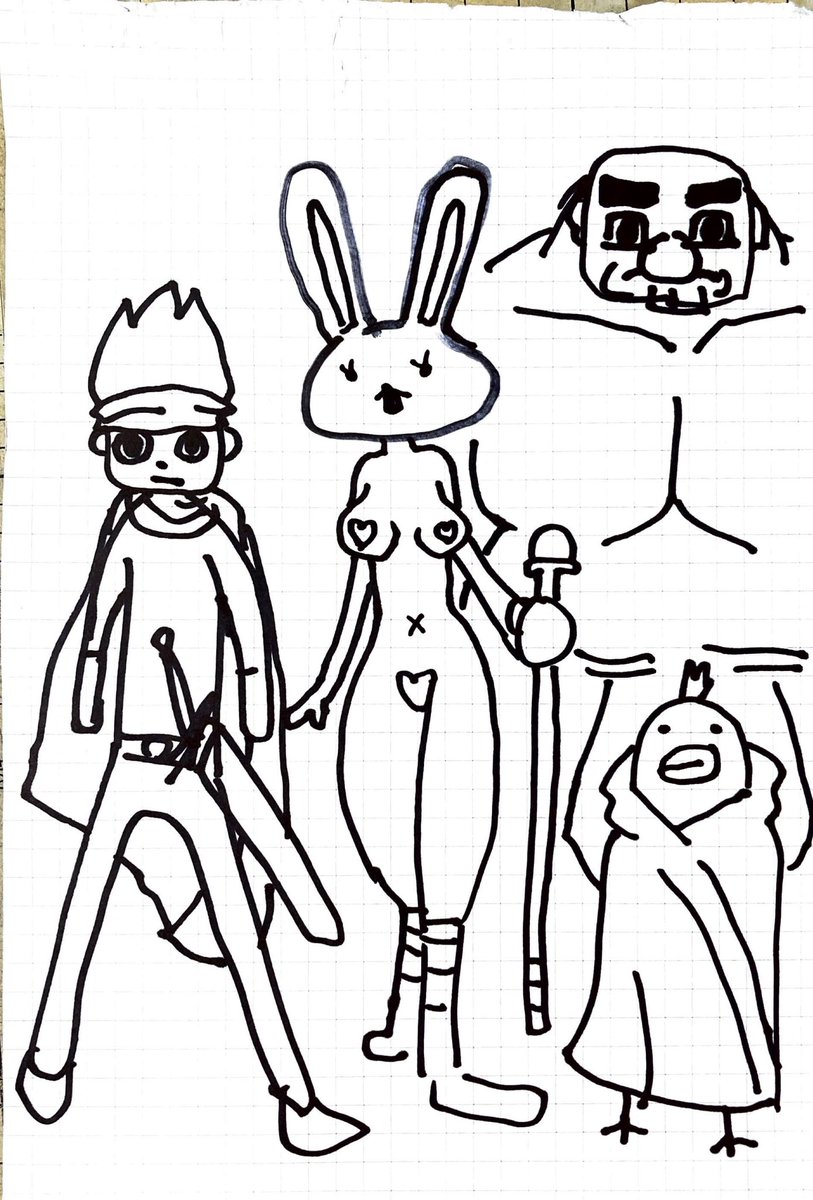 今描いてる4ページ漫画こんな感じ。
2ページまで出来た! 